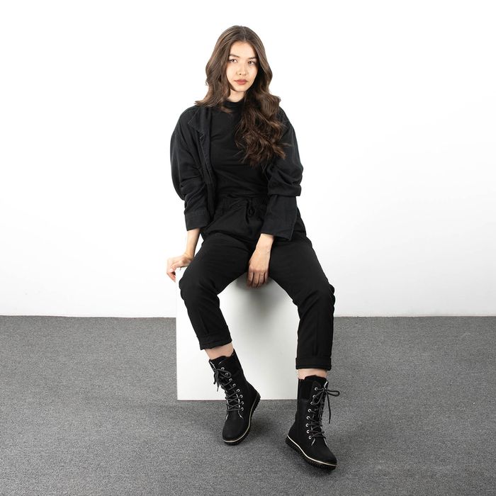 Rieker қара жартылай етіктері Z4242-00