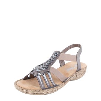 Rieker сұр сандалдары