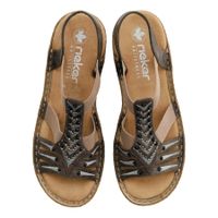 Rieker сұр сандалдары 65861-45