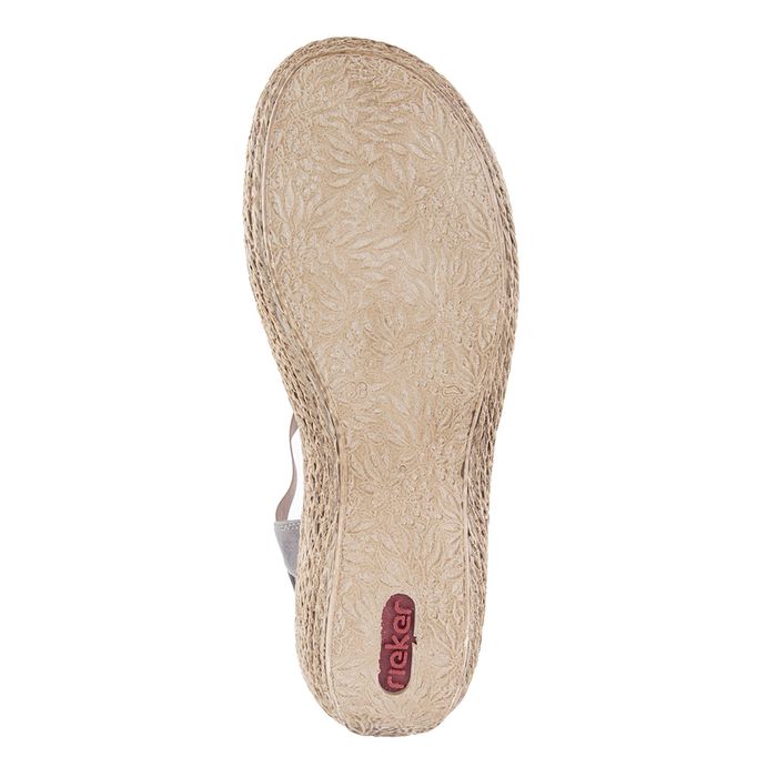 Rieker сұр сандалдары 65861-45