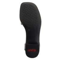 Чёрные открытые туфли Rieker 62662-01