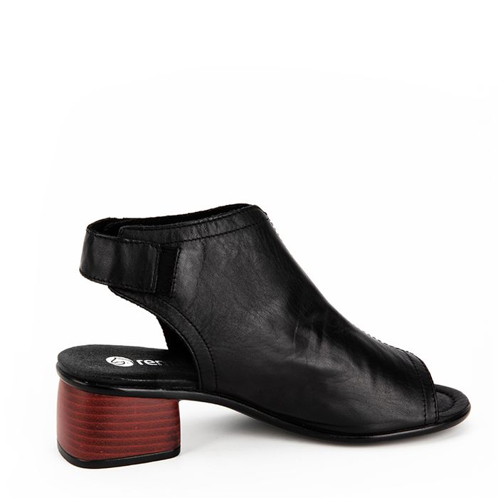 Чёрные открытые туфли REMONTE R8770-01