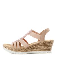 Rieker қызғылт босоножкалары 61913-31