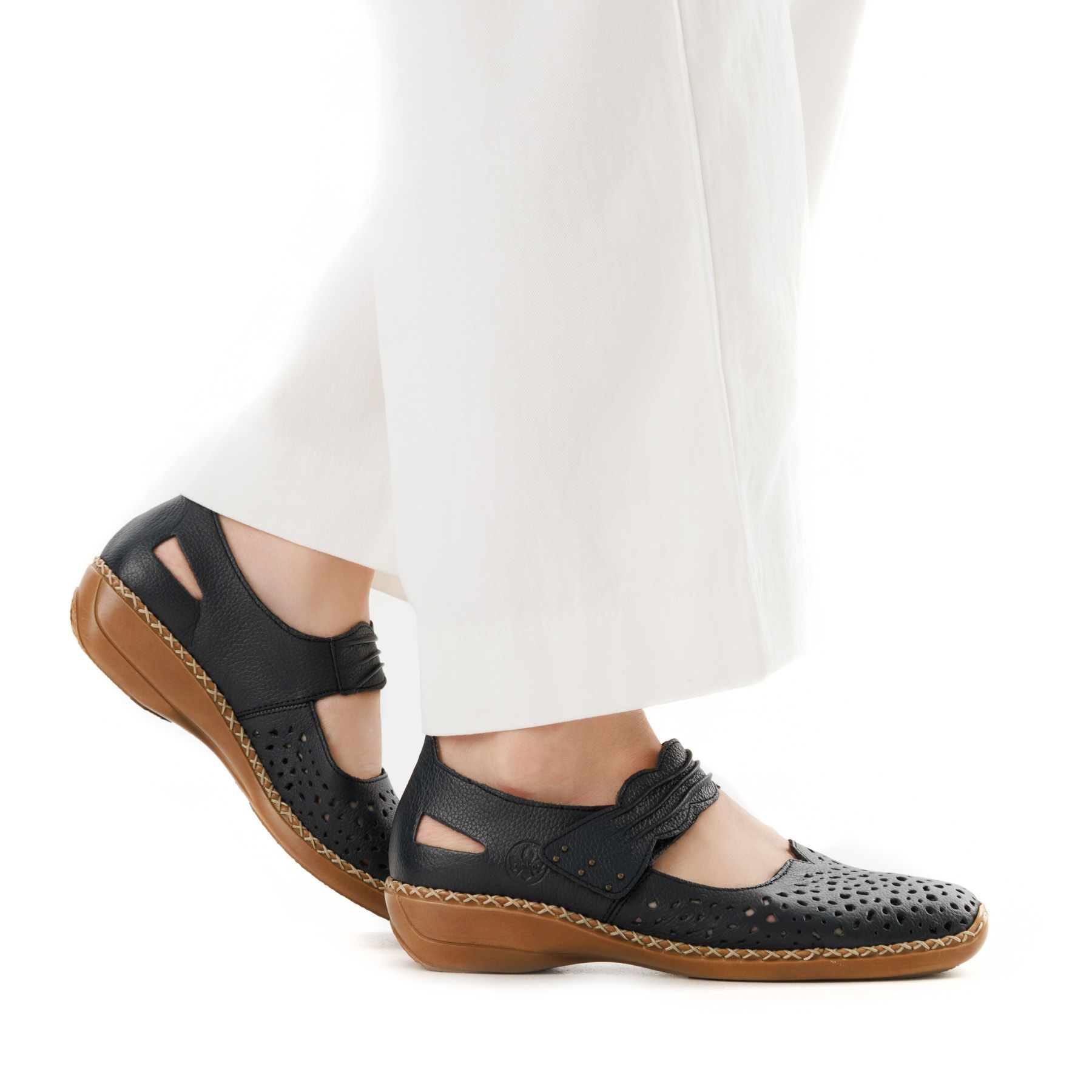 Rieker көк туфлилері 41399-14