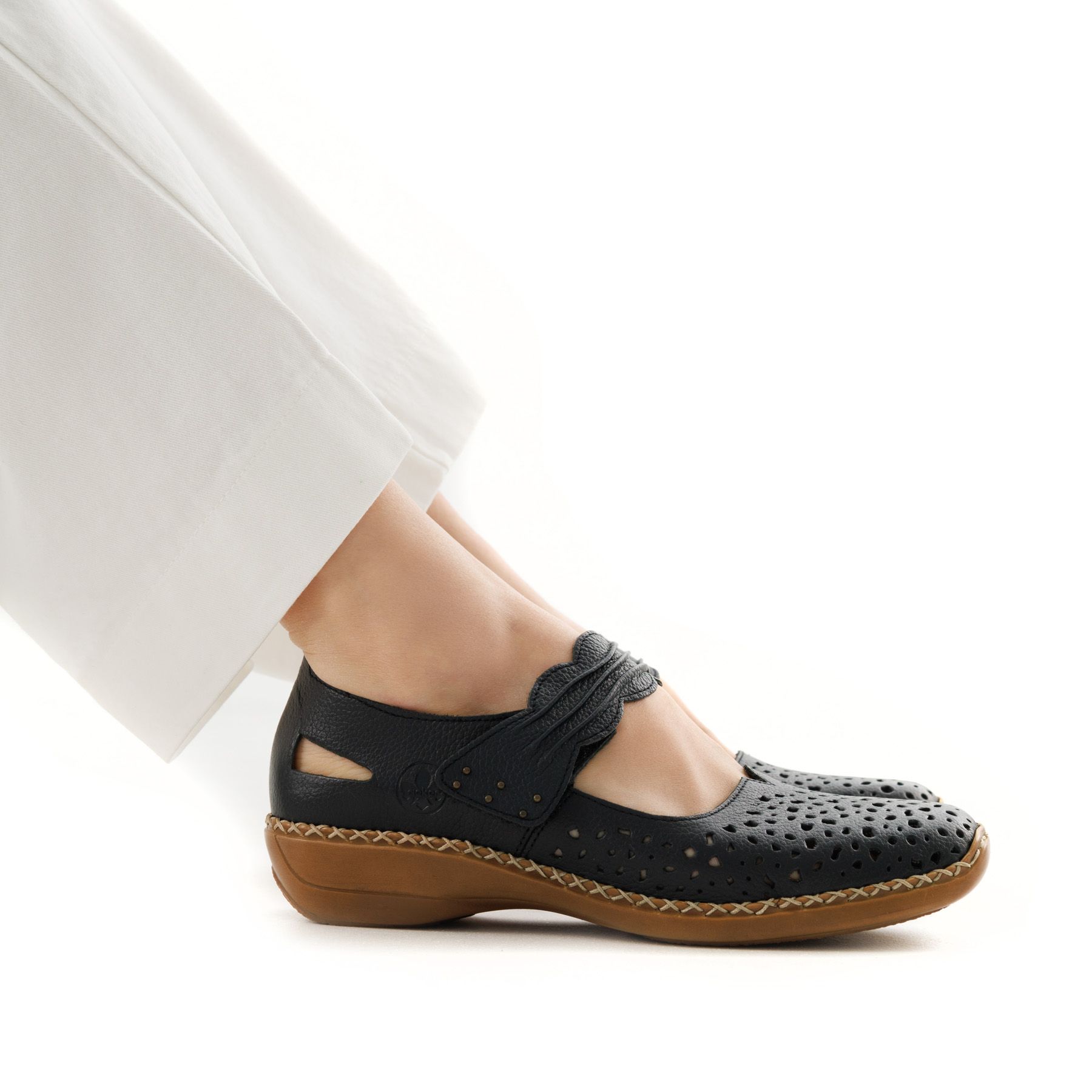 Rieker көк туфлилері 41399-14