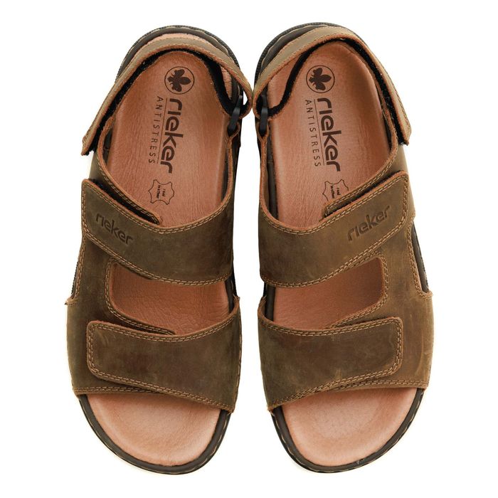 Коричневые сандалии Rieker 25558-25