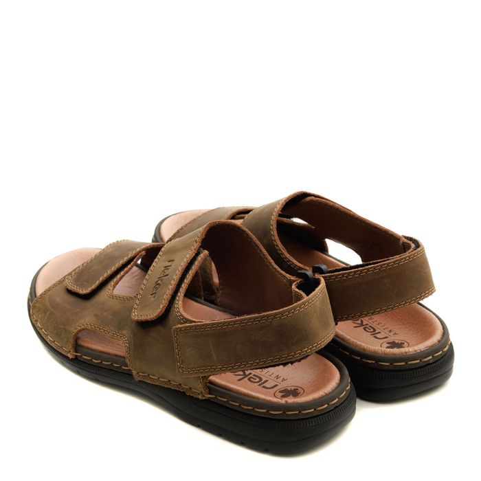 Коричневые сандалии Rieker 25558-25