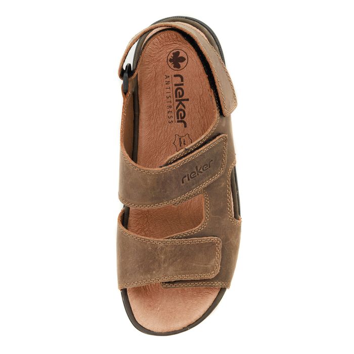 Коричневые сандалии Rieker 25558-25