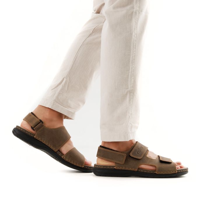 Коричневые сандалии Rieker 25558-25