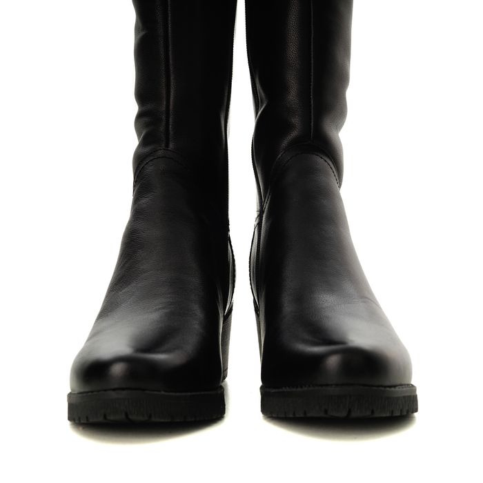 Чёрные сапоги Baden RQ013-070