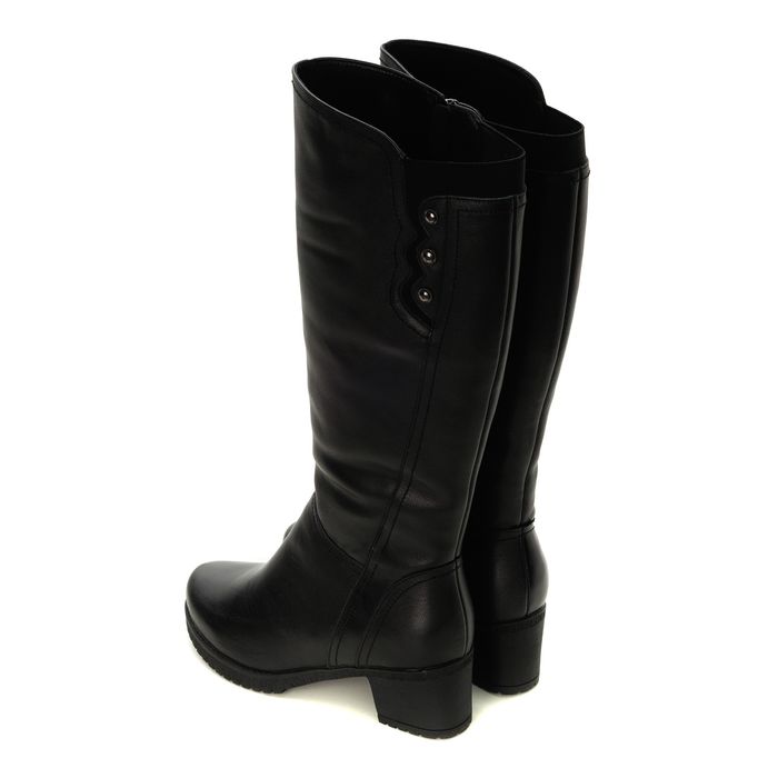 Чёрные сапоги Baden RQ013-070