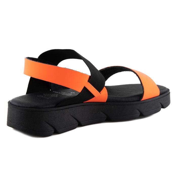 Мультиколорные сандалии El Tempo EMQ12_5101_FLUOR_ORANGE