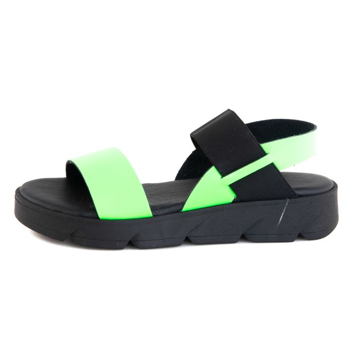 Мультиколорные сандалии El Tempo EMQ12_5101_FLUOR-GREEN