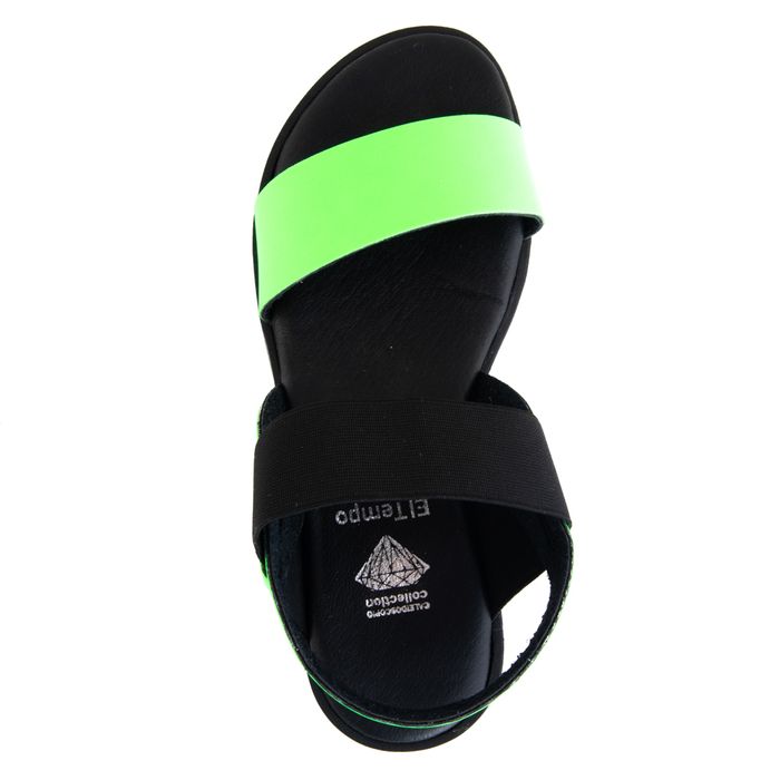 Мультиколорные сандалии El Tempo EMQ12_5101_FLUOR-GREEN
