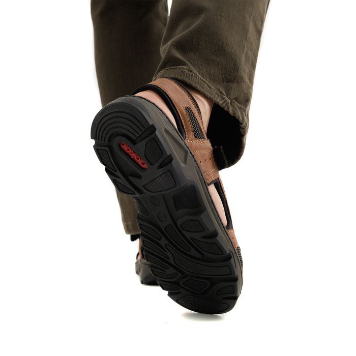 Коричневые сандалии Rieker 26156-25