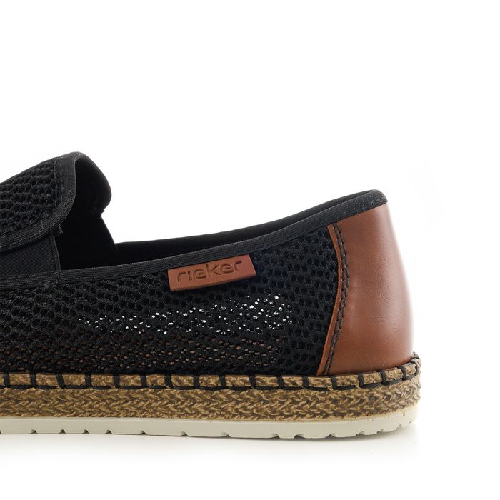Чёрные слипоны Rieker B5276-00