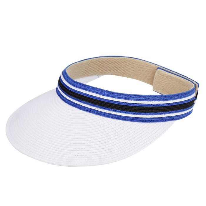 Мультиколорная шляпа Fabretti G46-4/5 white/blue