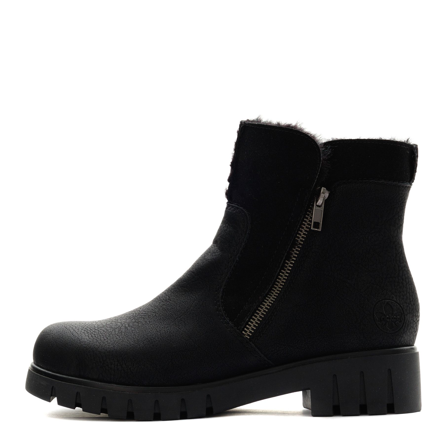 Rieker қара бәтеңкелері X2681-00
