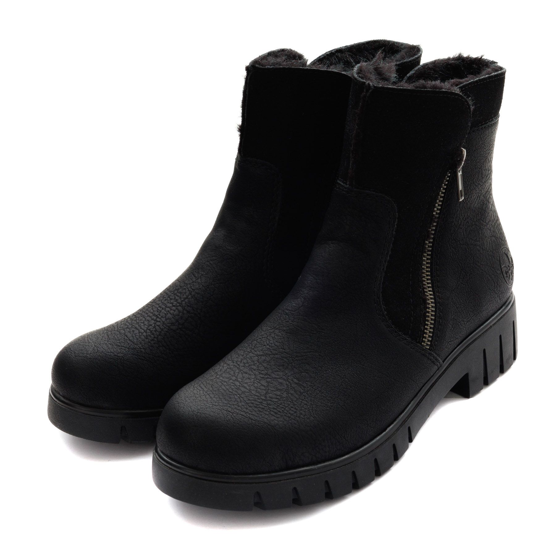 Rieker қара бәтеңкелері X2681-00