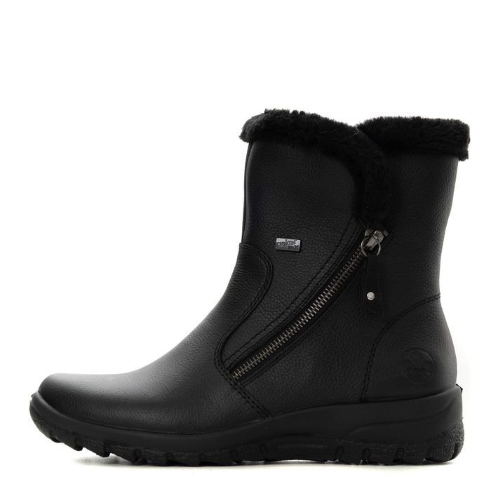 Чёрные полусапоги Rieker Z7181-00
