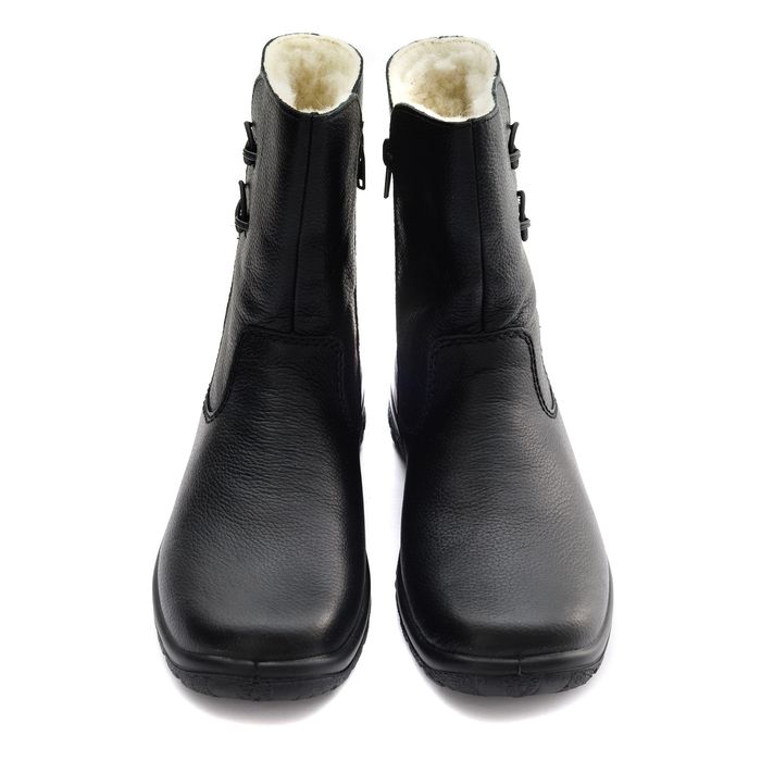 Чёрные полусапоги Rieker Z7172-00