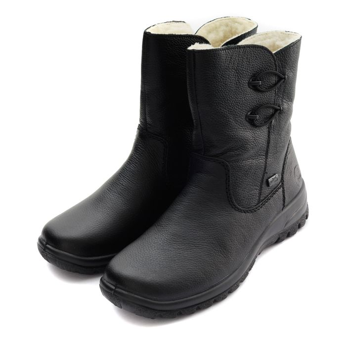 Чёрные полусапоги Rieker Z7172-00