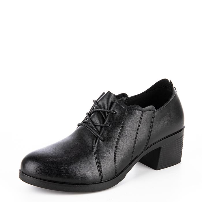 Чёрные туфли закрытые Baden EH024-010