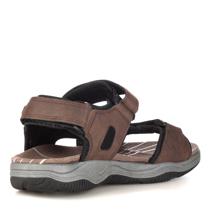 Коричневые сандалии Escan ES721033-6