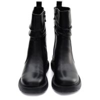 Чёрные полусапоги der Spur AG085_01_01_KH