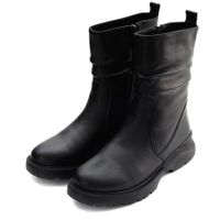 Чёрные полусапоги der Spur AG085_01_01_KH