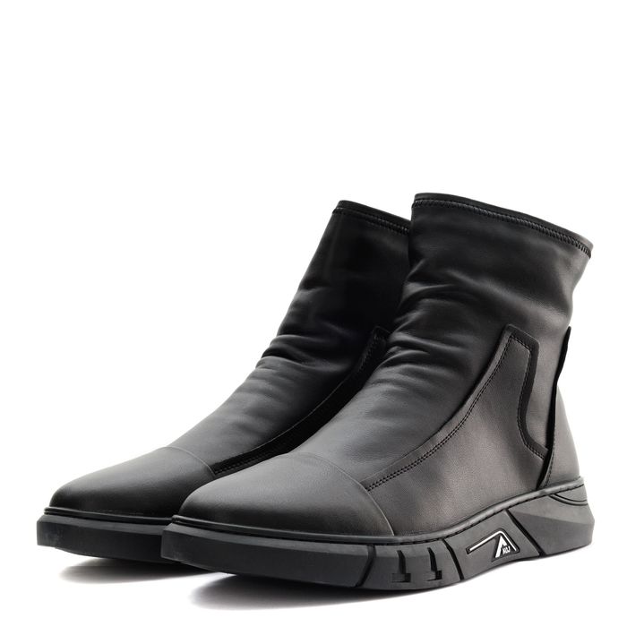 Чёрные высокие кеды Respect VK22-143926