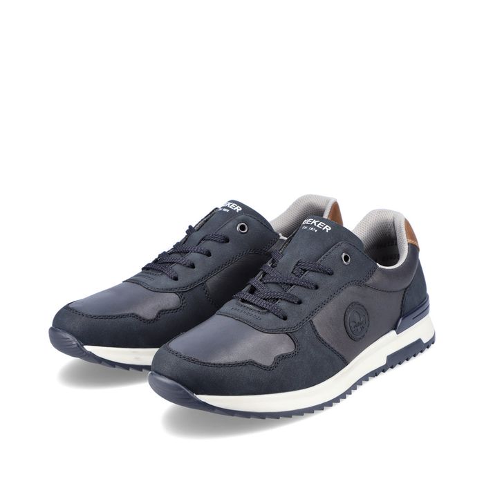 Синие низкие кроссовки Rieker 16113-14