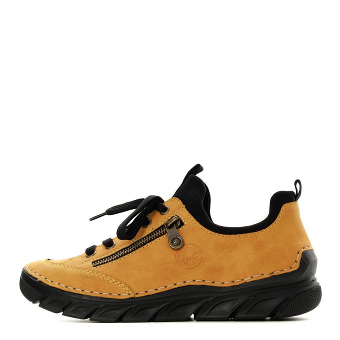 Жёлтые низкие кроссовки RIEKER