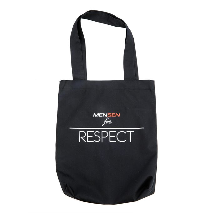 Чёрная сумка-шопер Men Sen