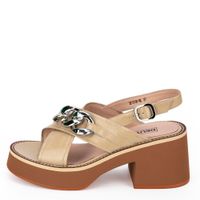 Бежевые босоножки Deutz DE10700-WL