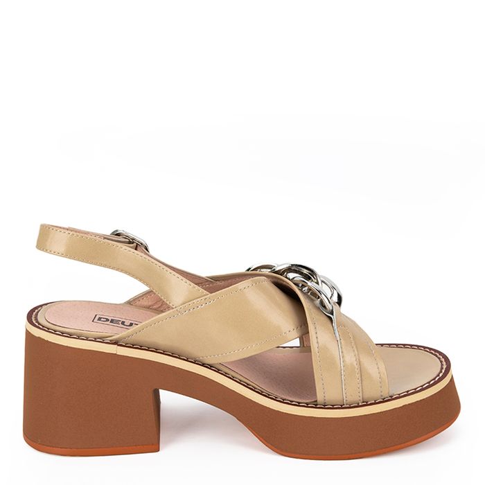 Deutz сарғыш босоножкалары DE10700-WL