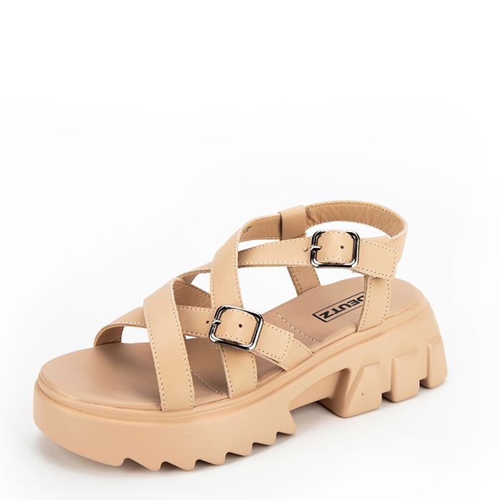 Бежевые босоножки Deutz DE9998-WPU