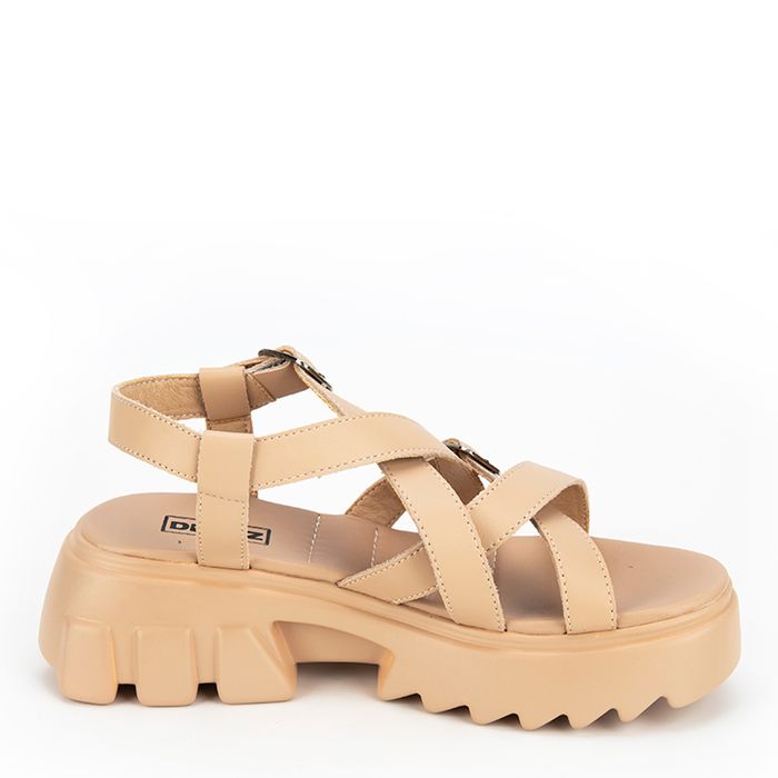 Бежевые босоножки Deutz DE9998-WPU