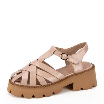 Бежевые босоножки Respect