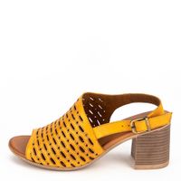 MYM сары туфлиөкшесі ашық и носком 700827-LL-10