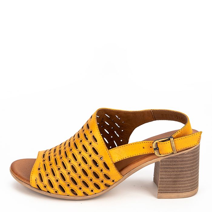 MYM сары туфлиөкшесі ашық и носком 700827-LL-10