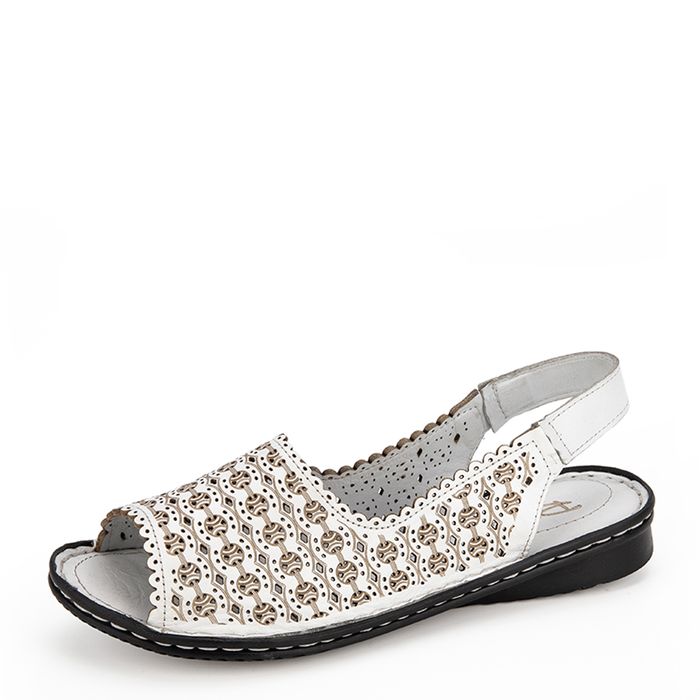 Respect ақ туфлиөкшесі ашық и носком 500118-LL-06