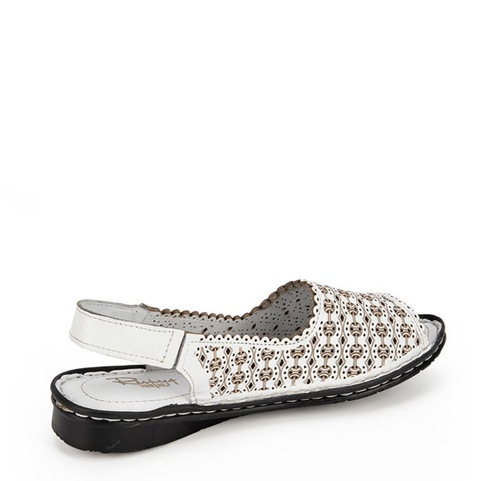 Respect ақ туфлиөкшесі ашық и носком 500118-LL-06