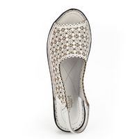 Respect ақ туфлиөкшесі ашық и носком 500118-LL-06