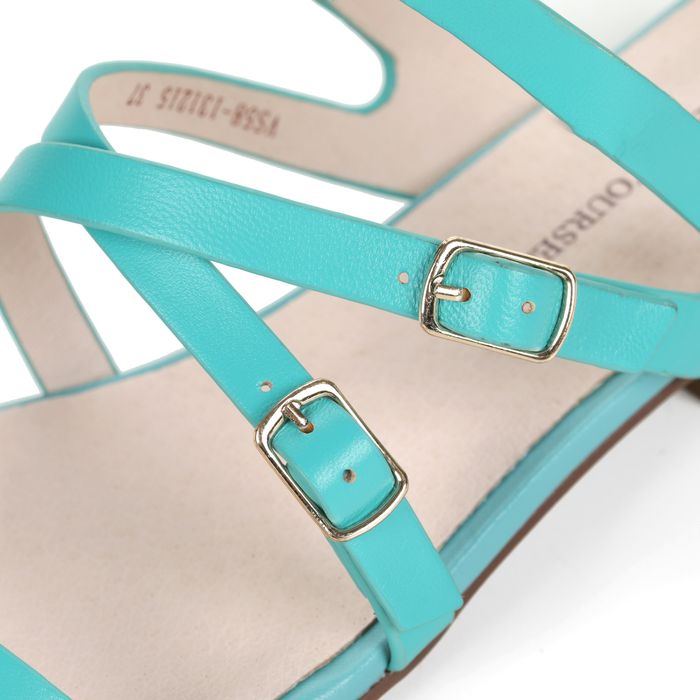 Зелёные босоножки Respect VS58-131215