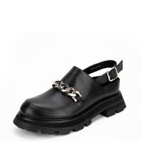 Чёрные туфли с открытой пяткой CorsoComo CC8941-WL