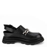 Чёрные туфли с открытой пяткой CorsoComo CC8941-WL