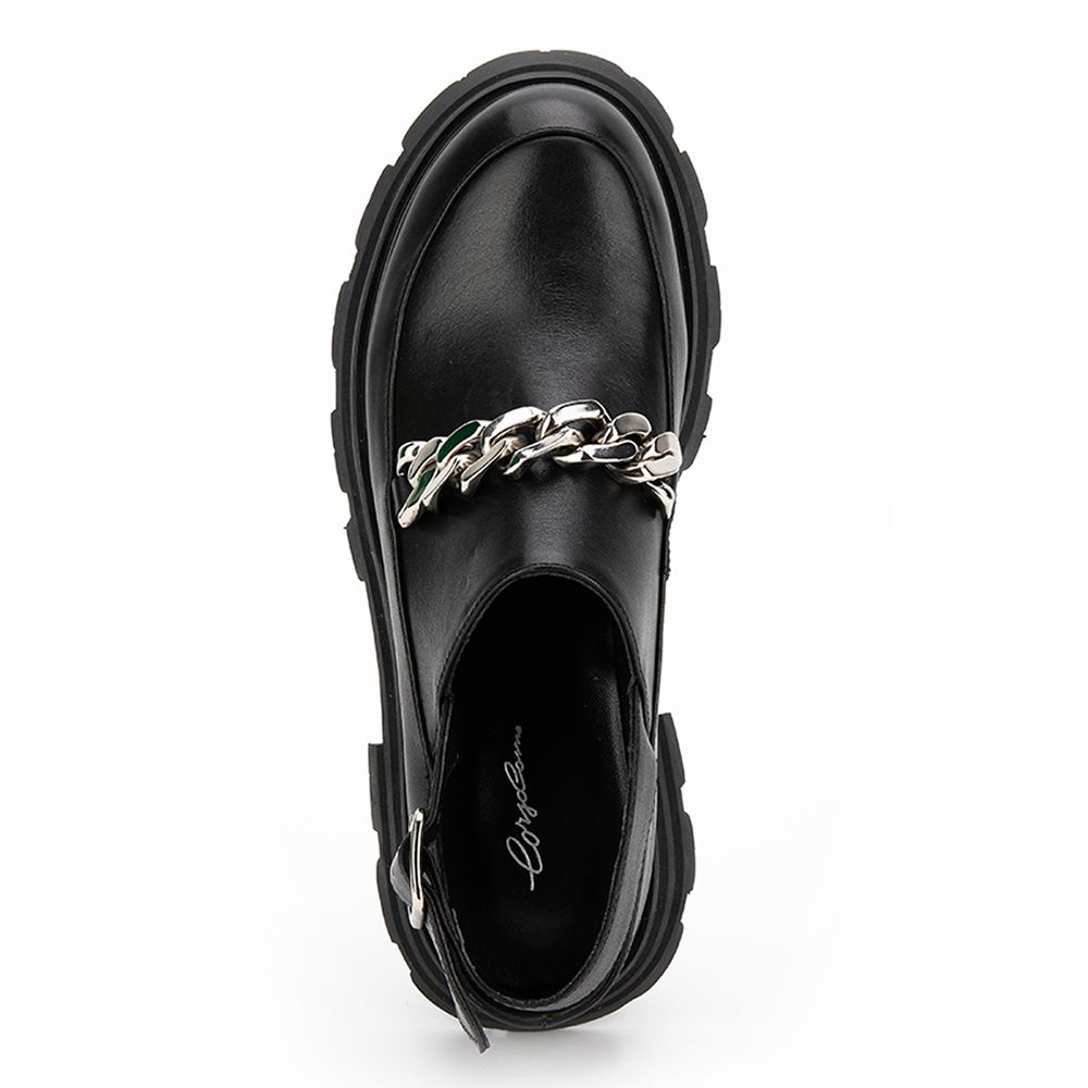 Чёрные туфли с открытой пяткой CorsoComo CC8941-WL