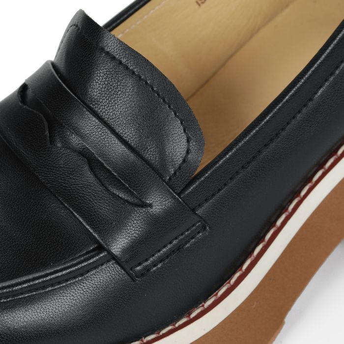 Respect қара лоферлері IS74-147206