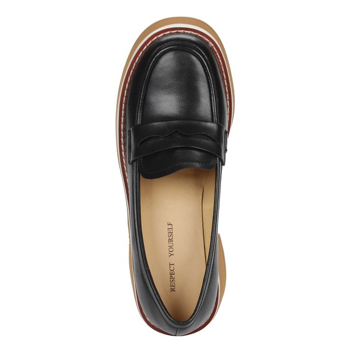 Respect қара лоферлері IS74-147206